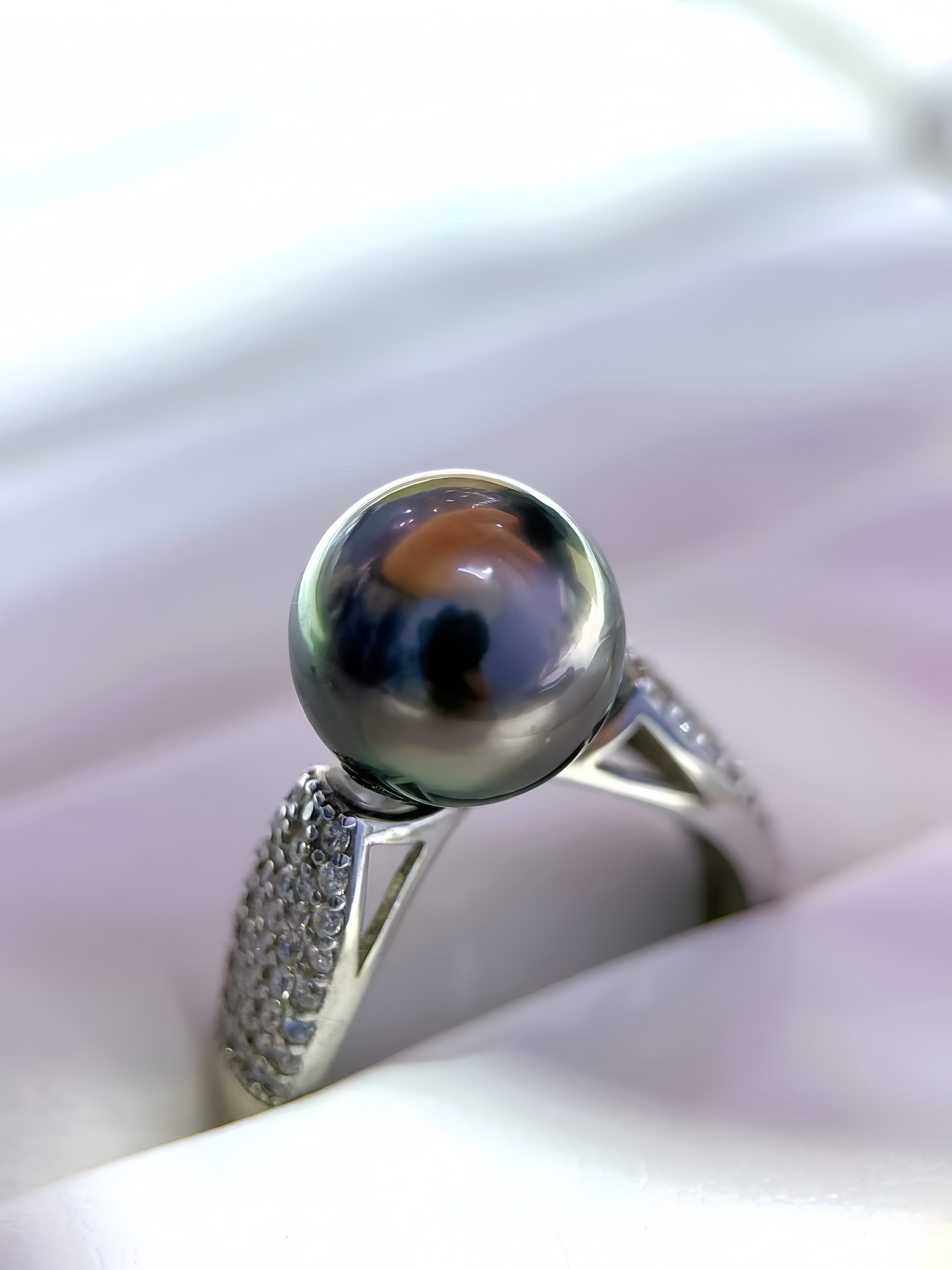 11-12mm Tahitian Pearl Ring R.02