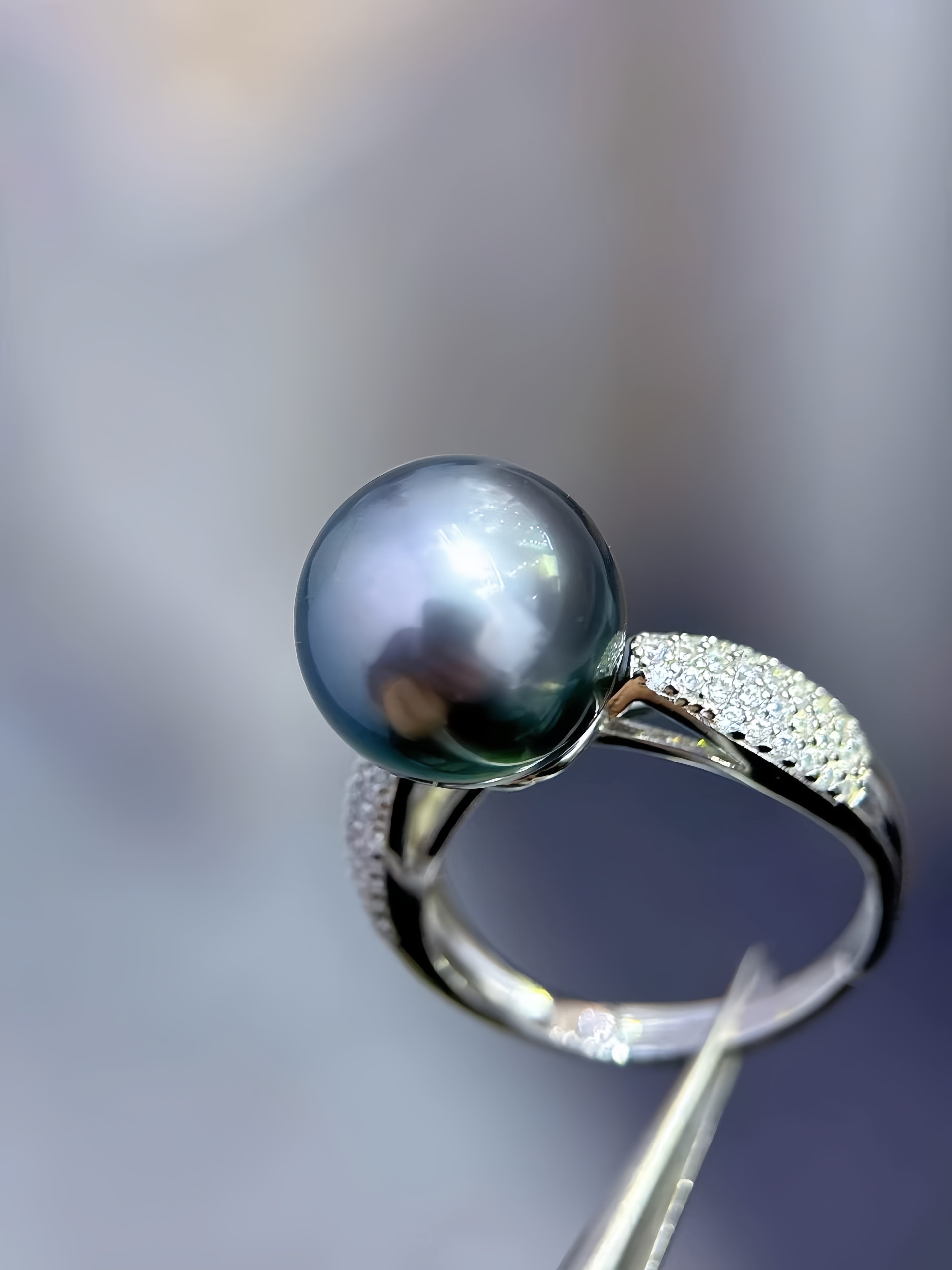 12-13mm Tahitian Pearl Ring R.01