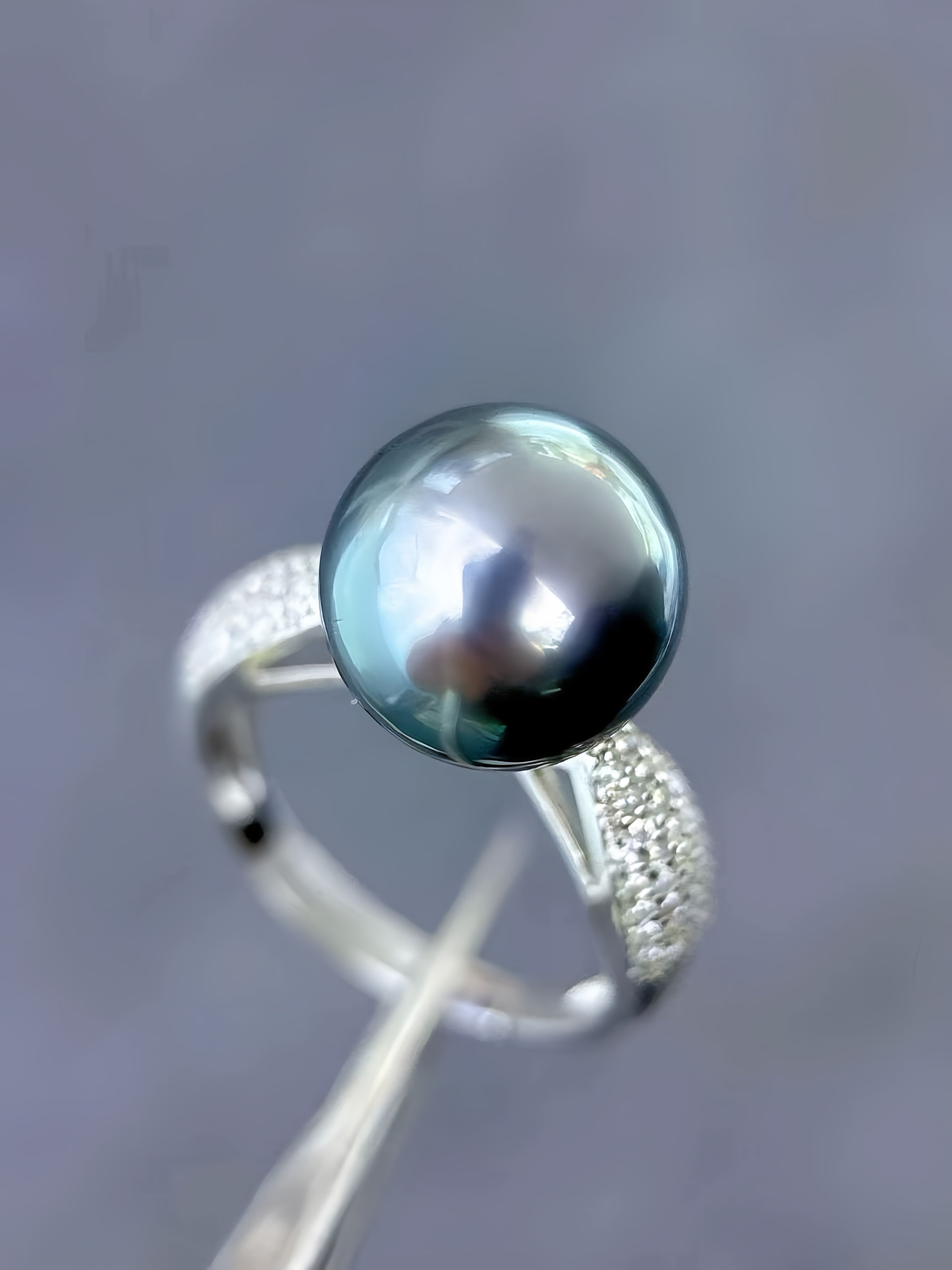 12-13mm Tahitian Pearl Ring R.01