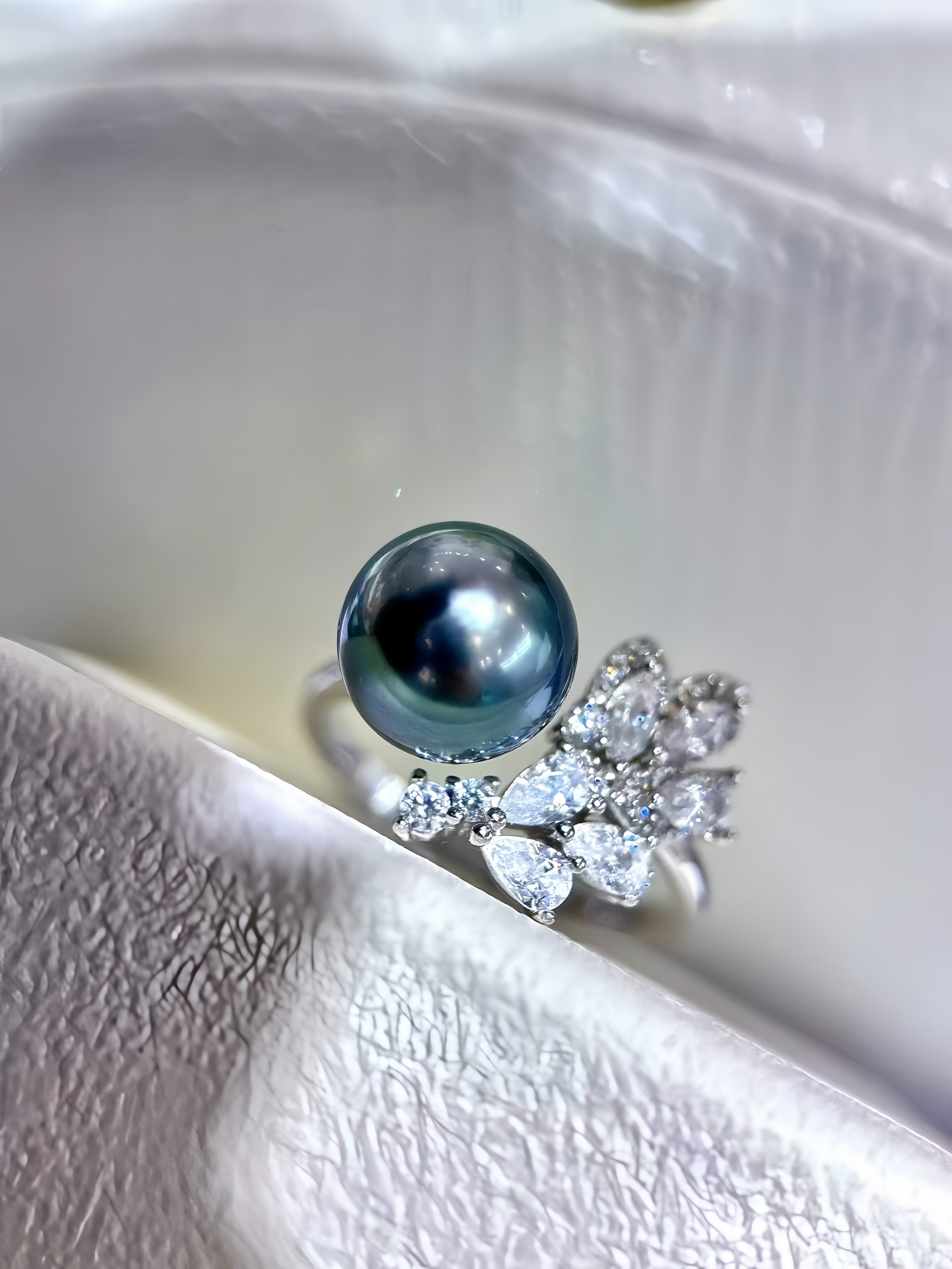 9-10mm Tahitian Pearl Ring R.02