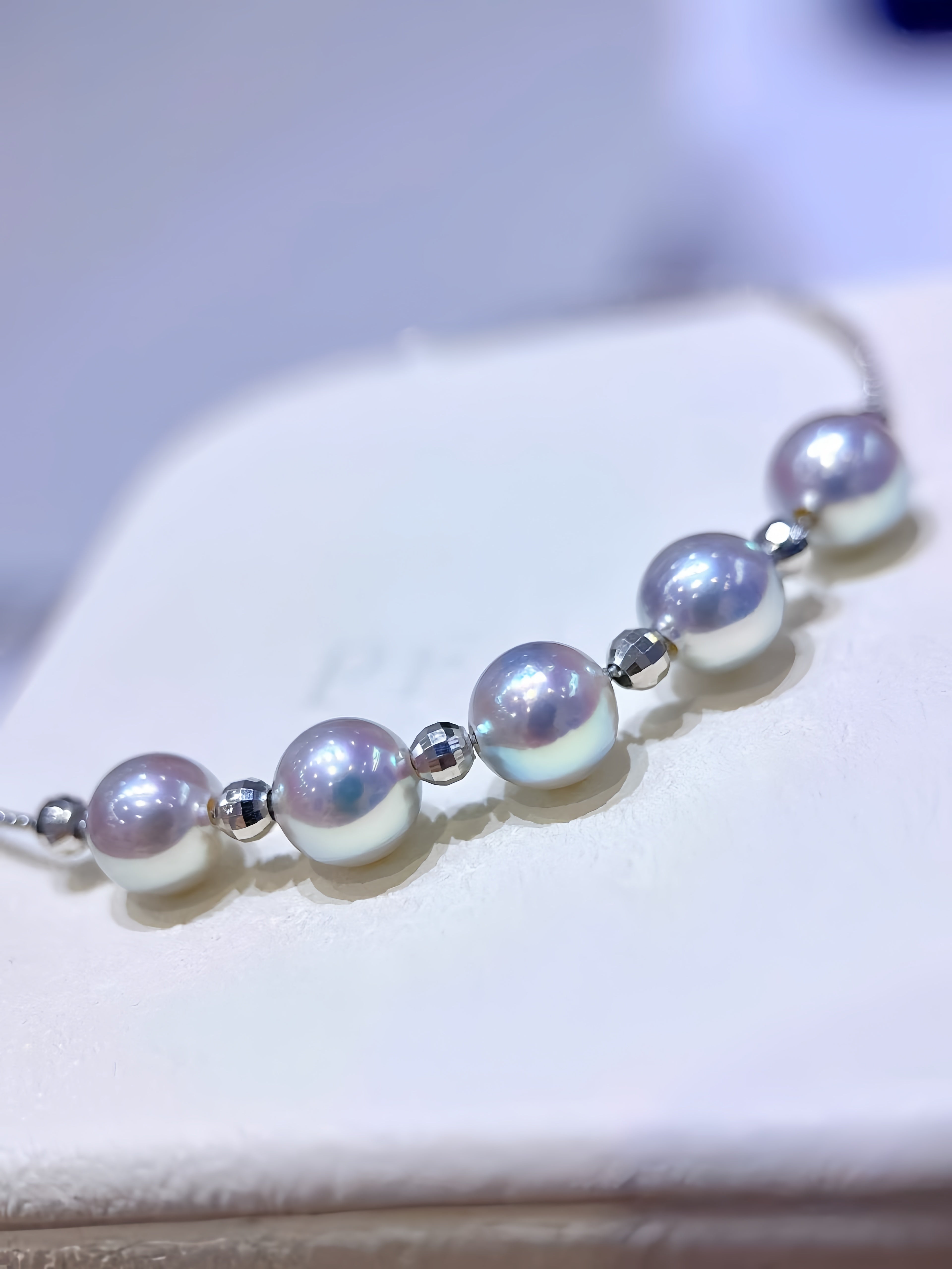 6-7mm Madama Pearl Bracelet/18K Gold B.01