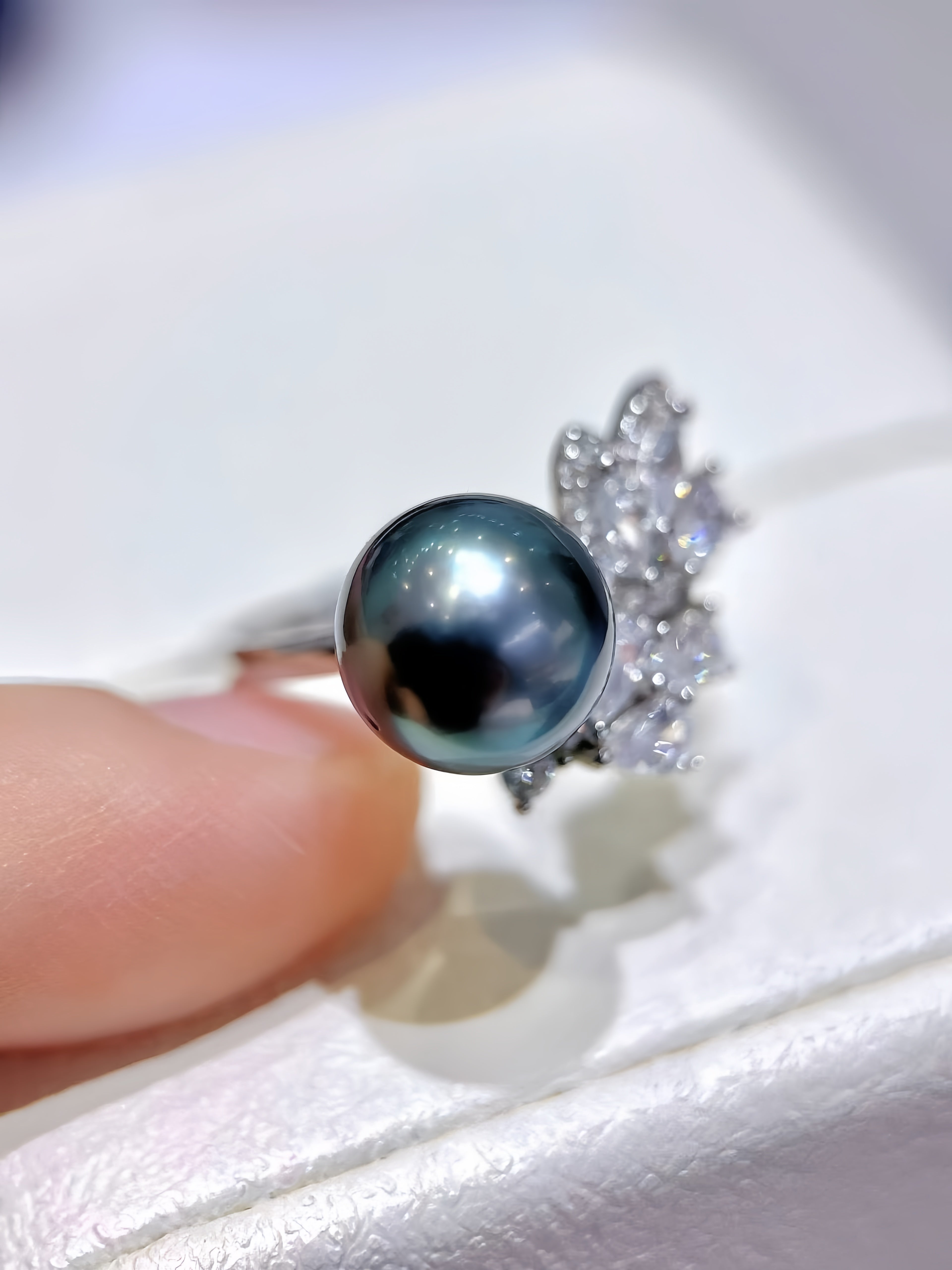 9-10mm Tahitian Pearl Ring R.02