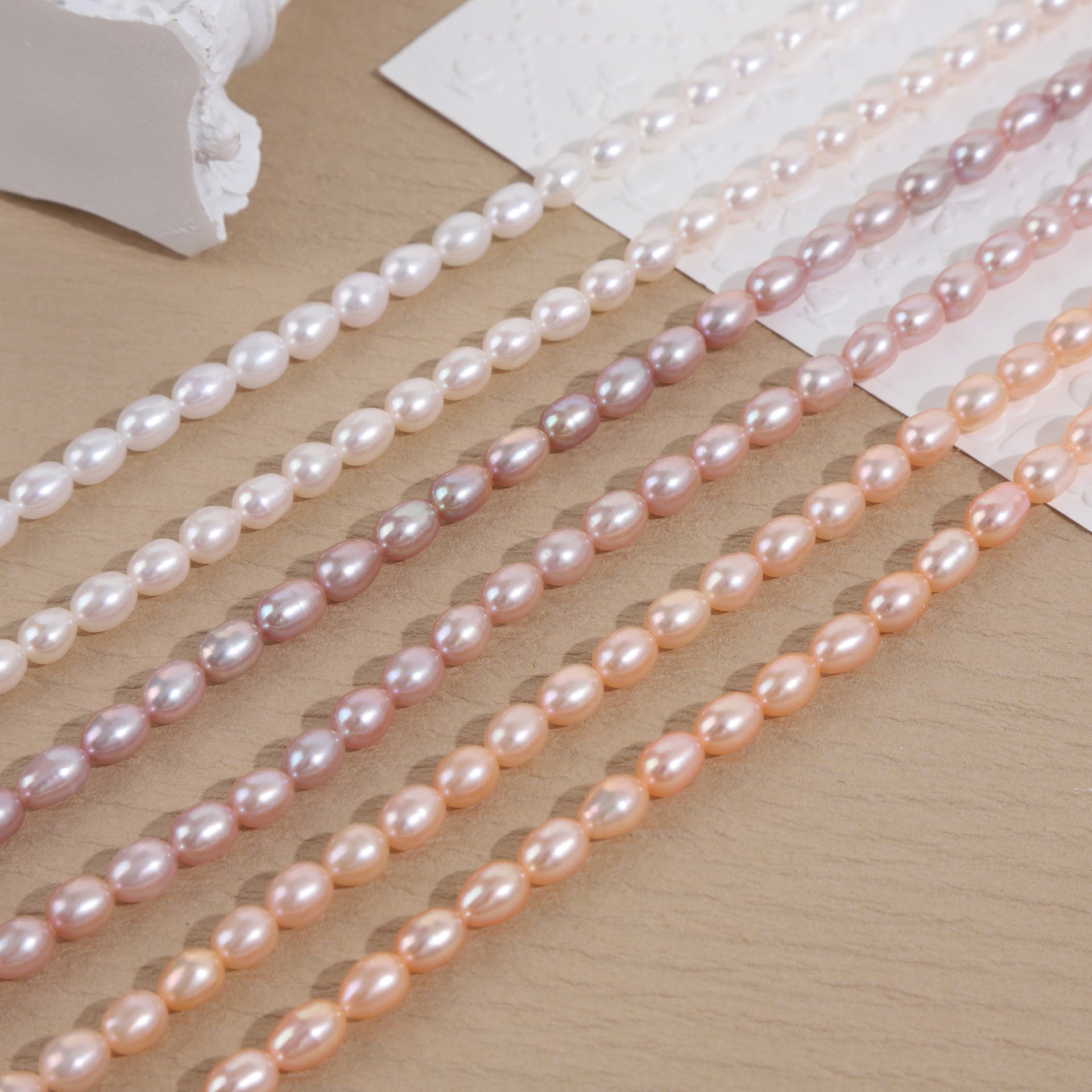 5-6mm Oval Pearl Strand