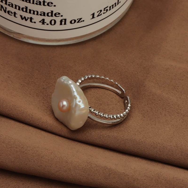 Alya's - Flower Pearl Ring R.02