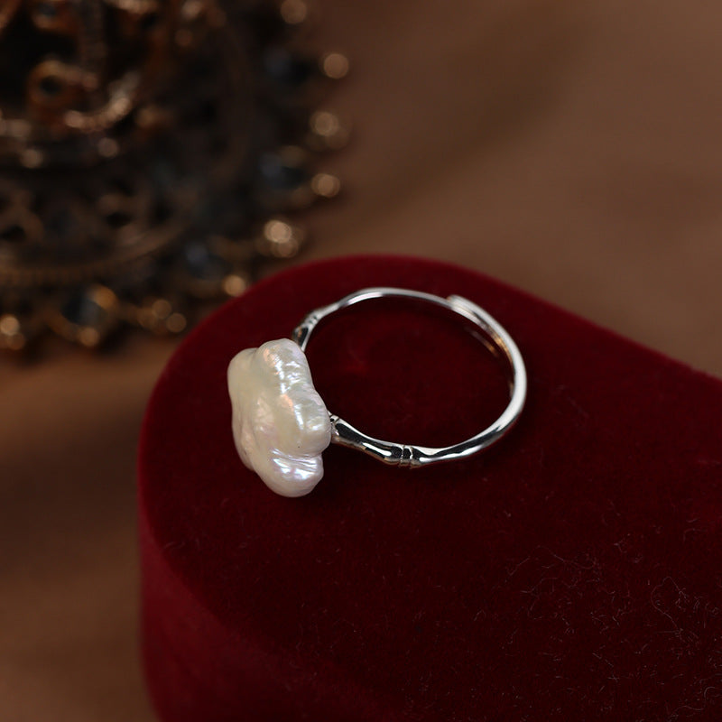 Alya's - Flower Pearl Ring