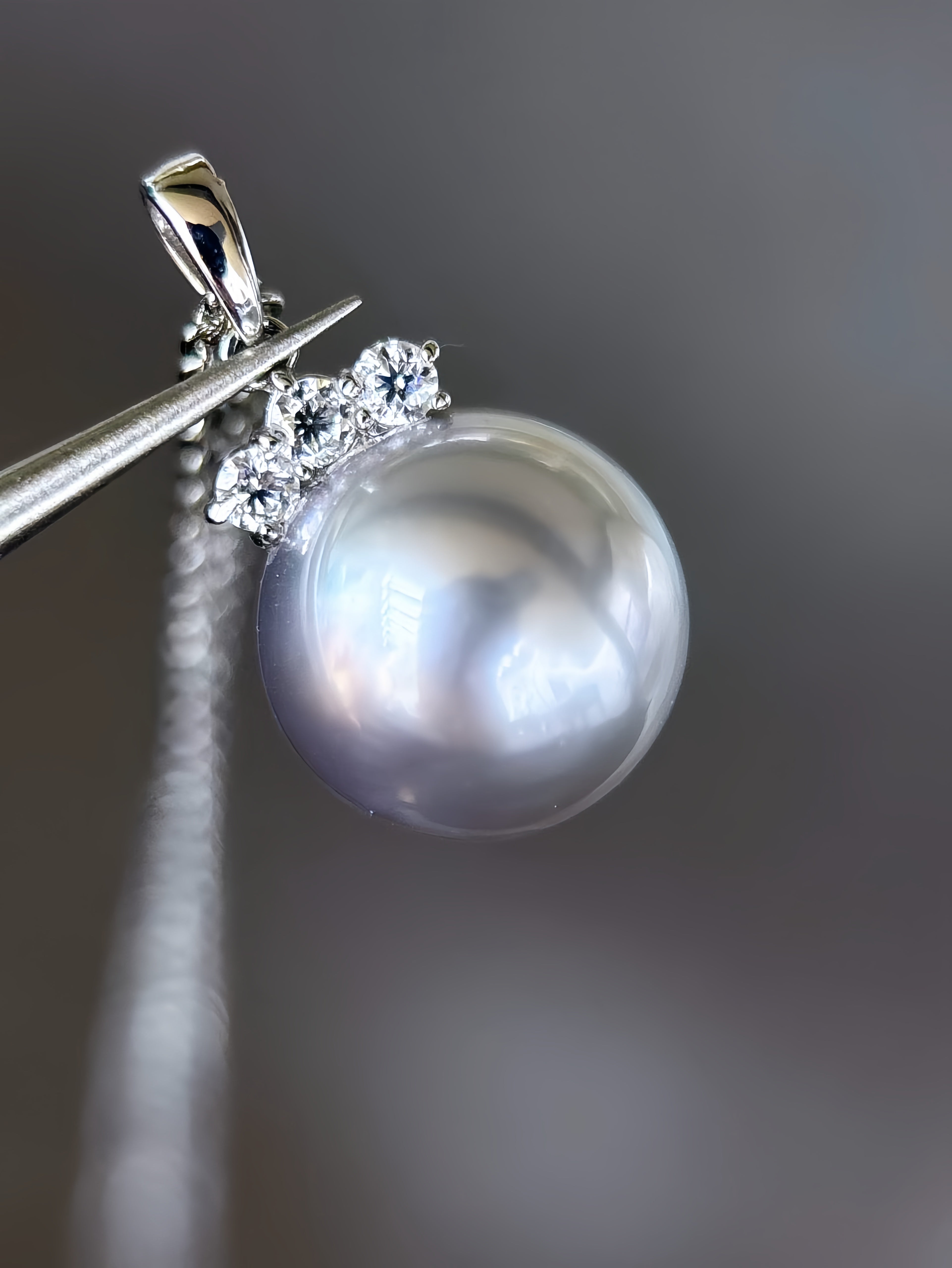 9-10mm Tahitian Pearl Pendant/18K Gold P.02