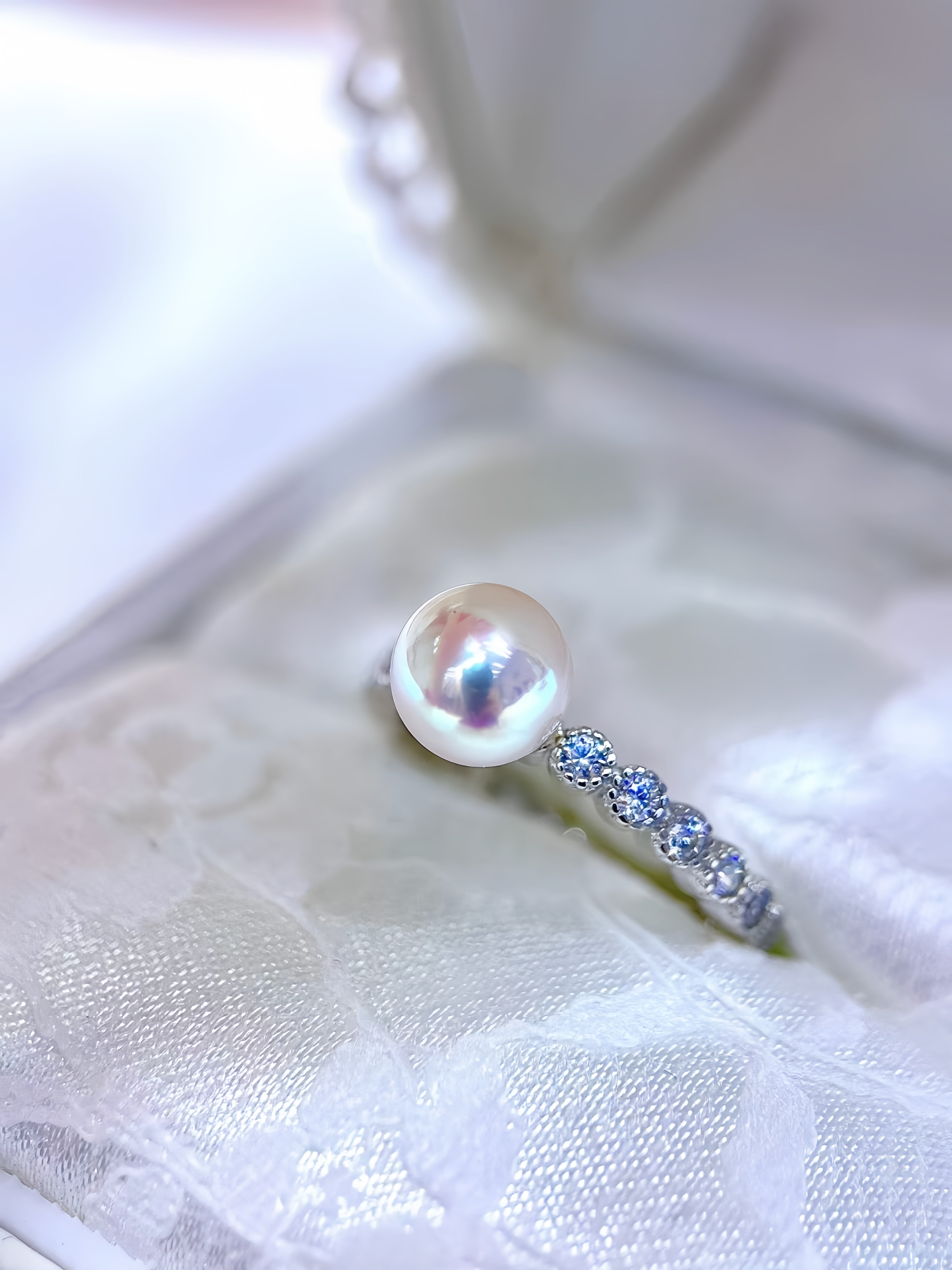 7-8mm Akoya Pearl Ring R.02