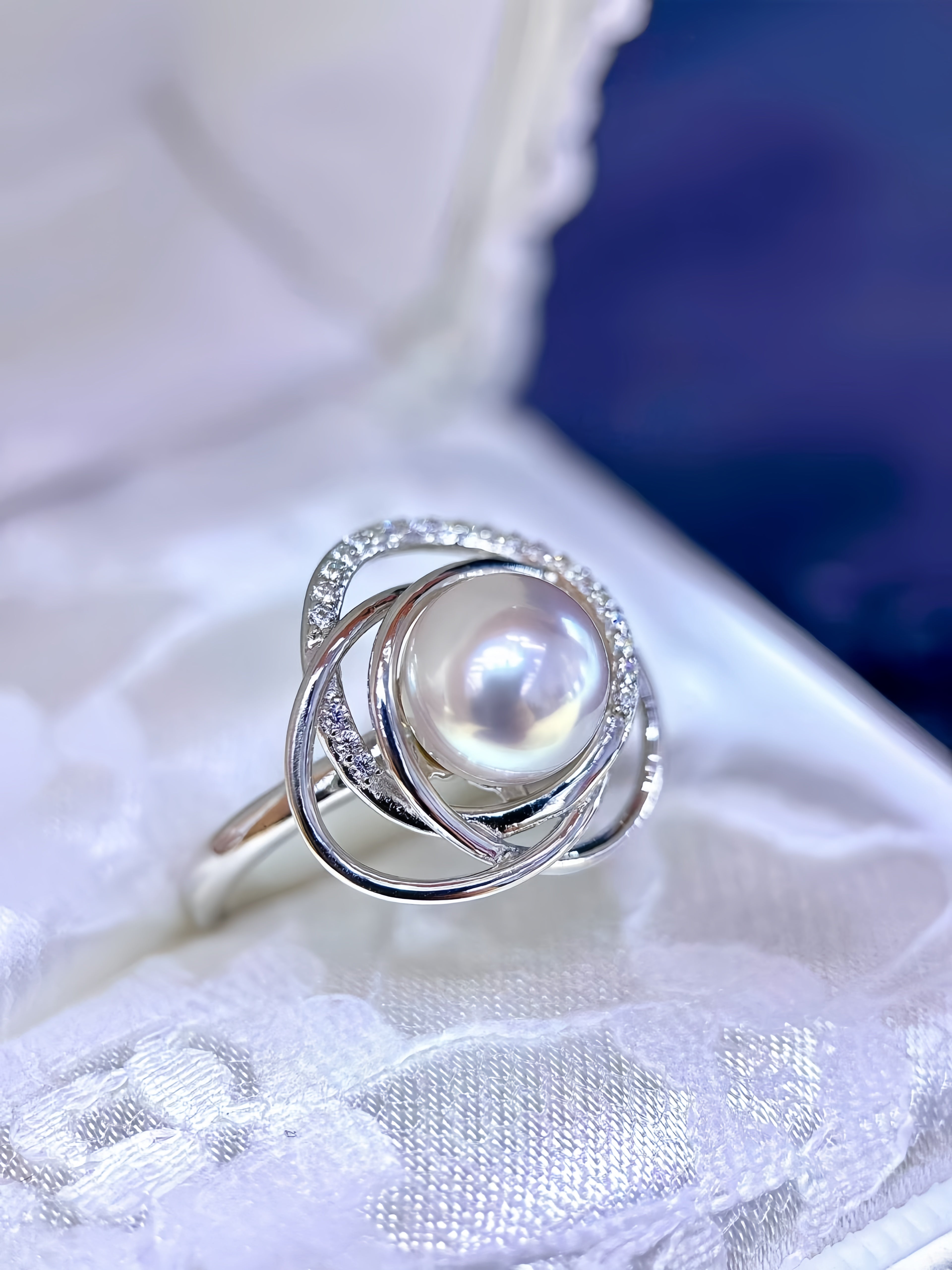 8.5-9mm Akoya Pearl Ring R.01