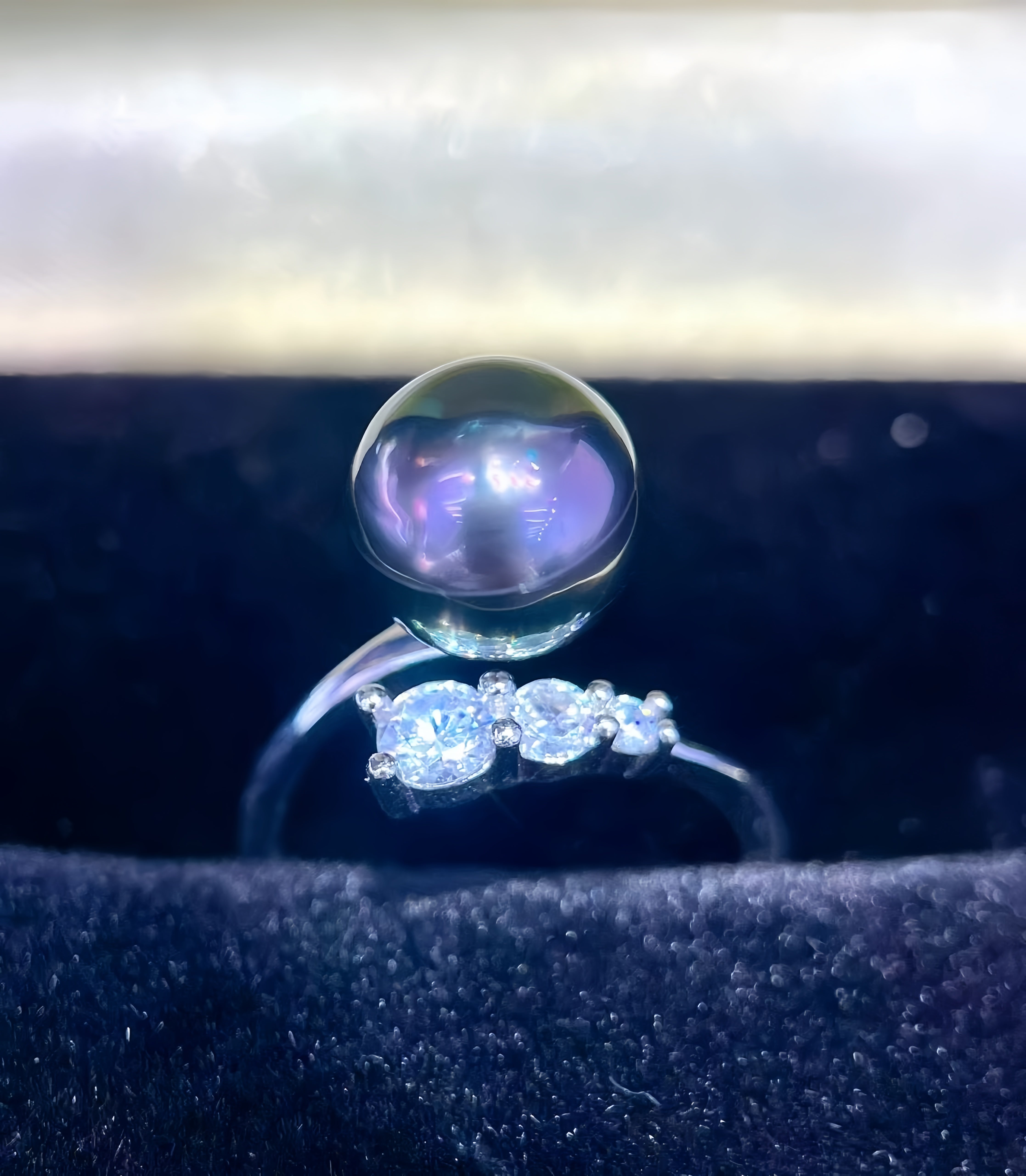 10-11mm Tahitian Pearl Ring R.02