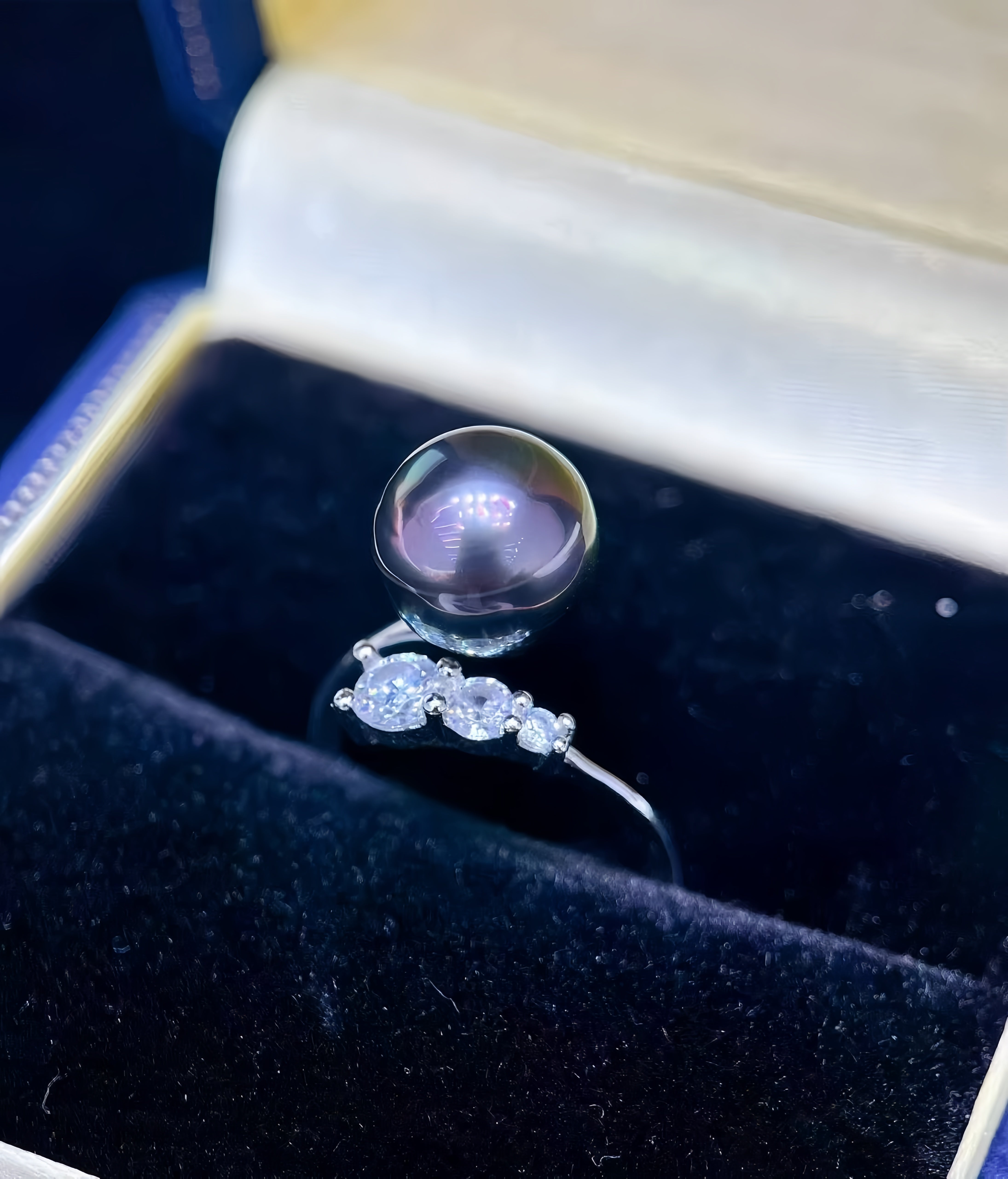 10-11mm Tahitian Pearl Ring R.02