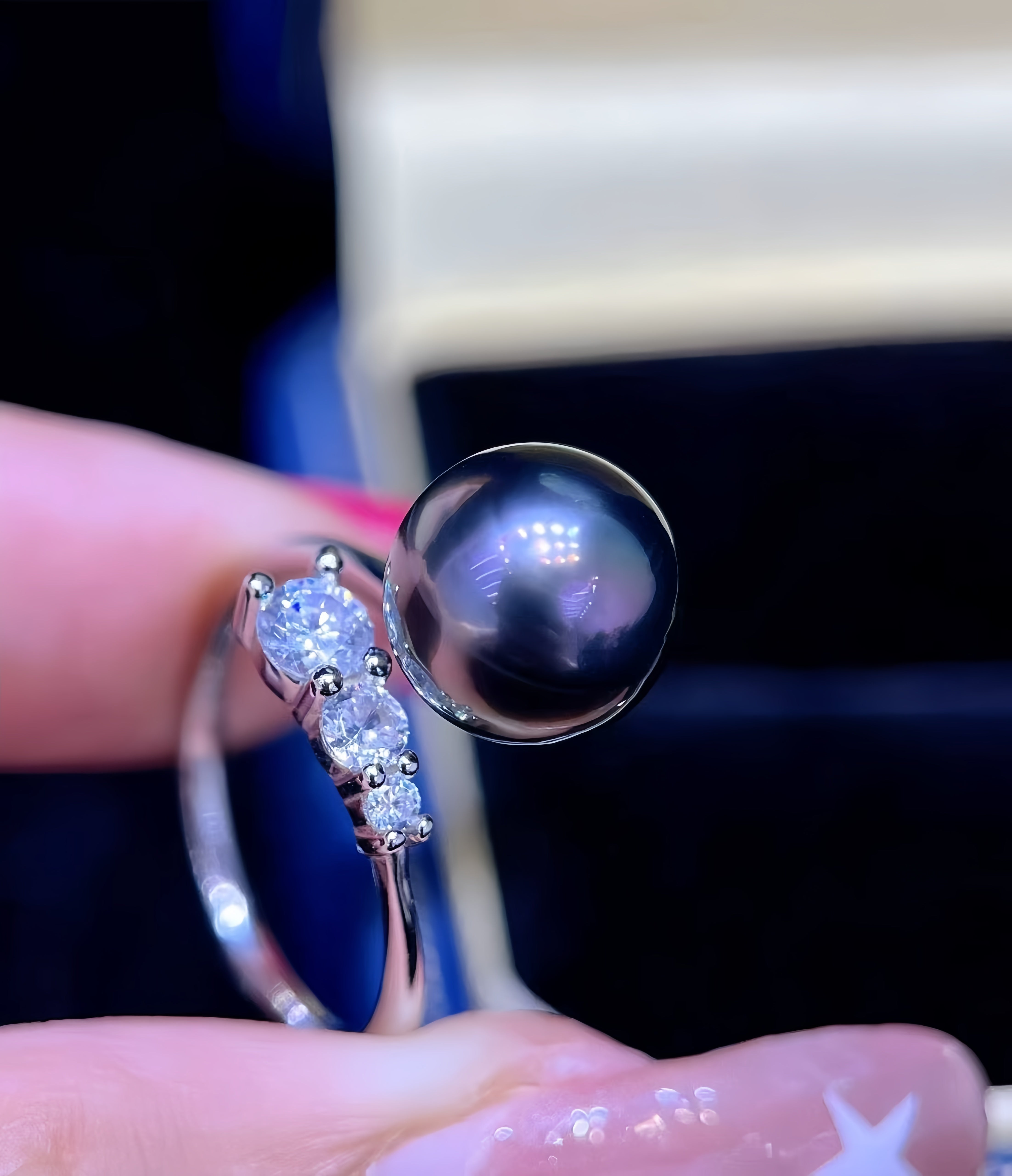 10-11mm Tahitian Pearl Ring R.02