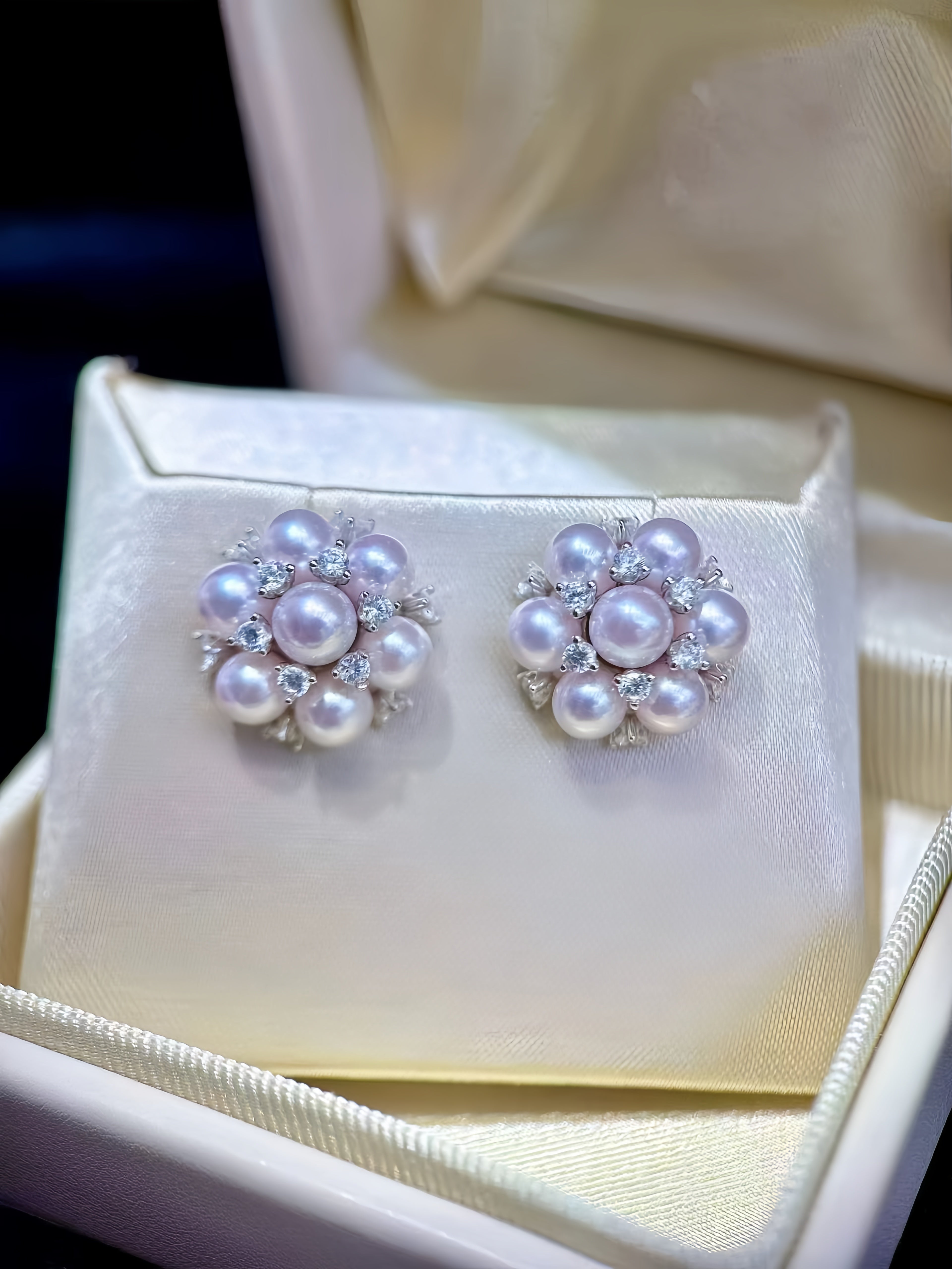 5-6mm Akoya Pearl Earrings E.01