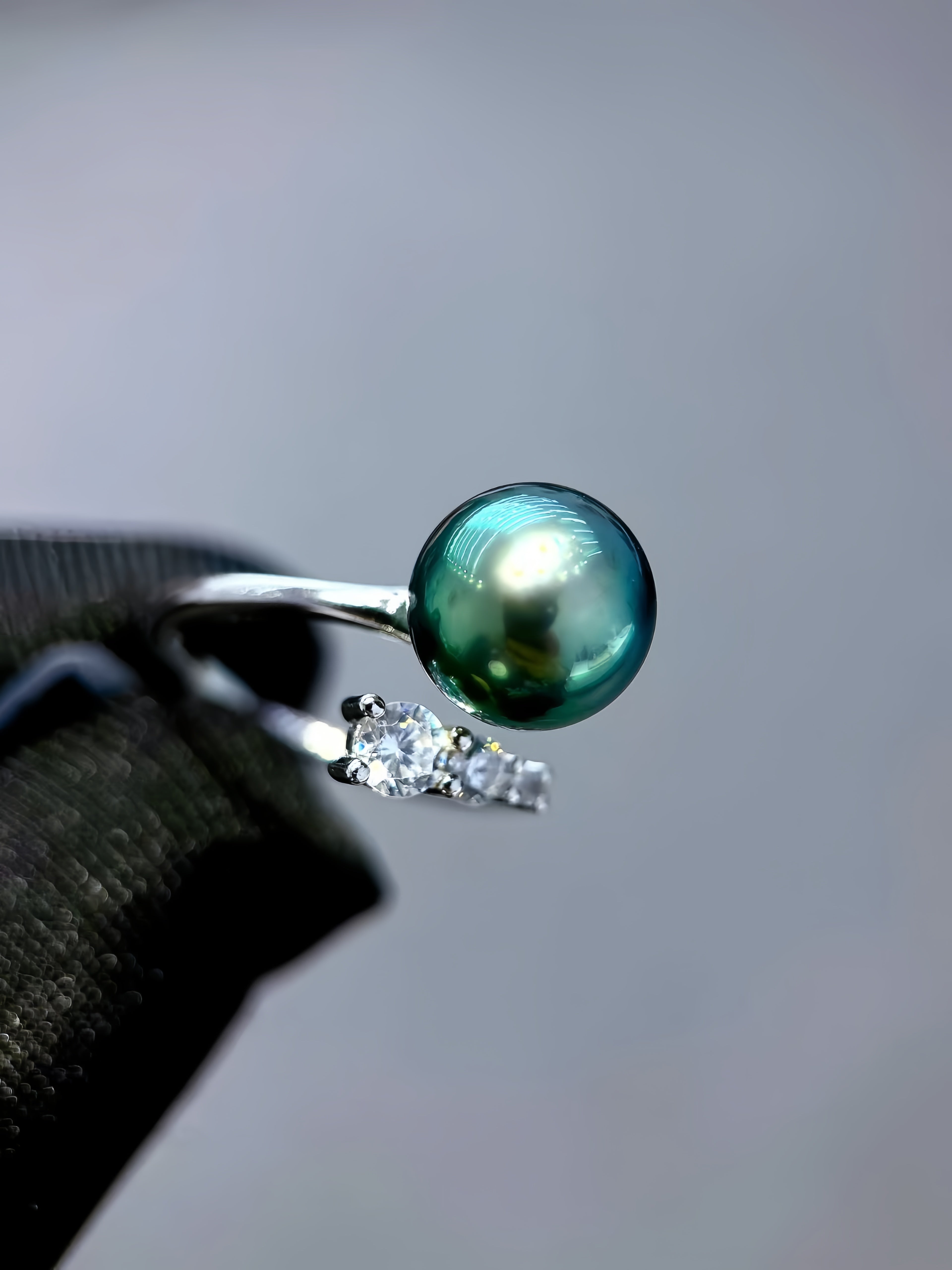 10-11mm Tahitian Pearl Ring R.02