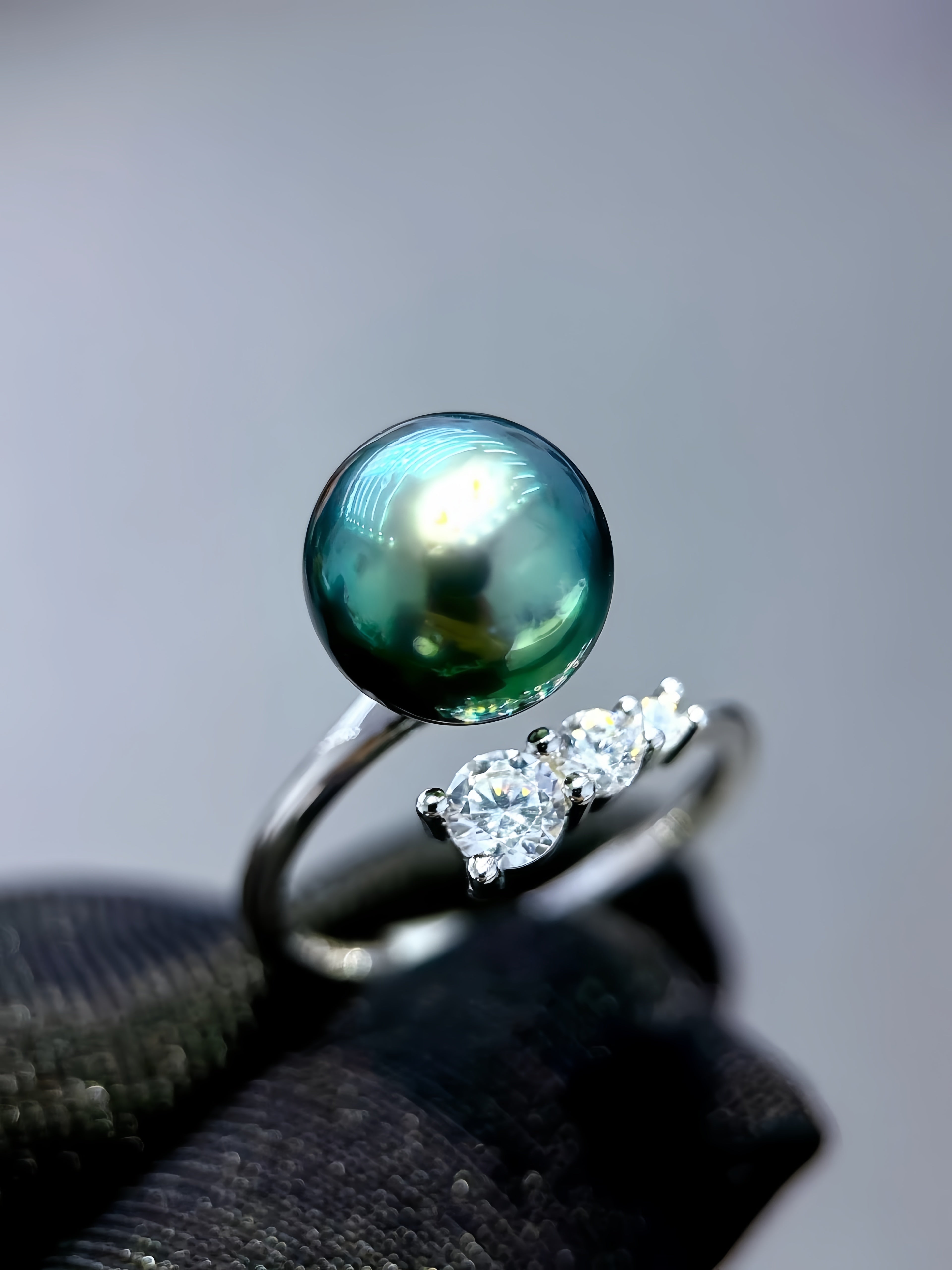 10-11mm Tahitian Pearl Ring R.02