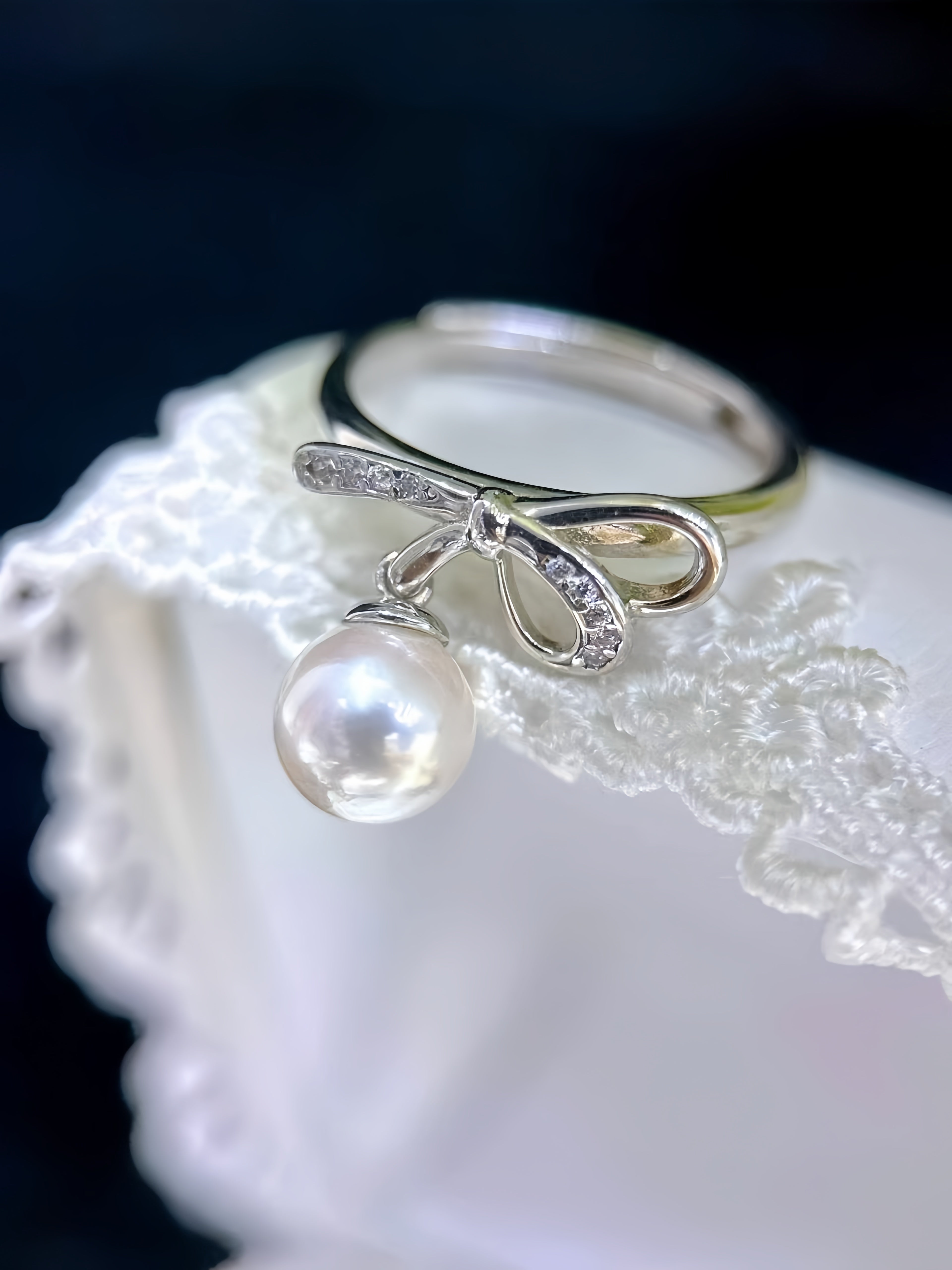 7-8mm Akoya Pearl Ring R.02