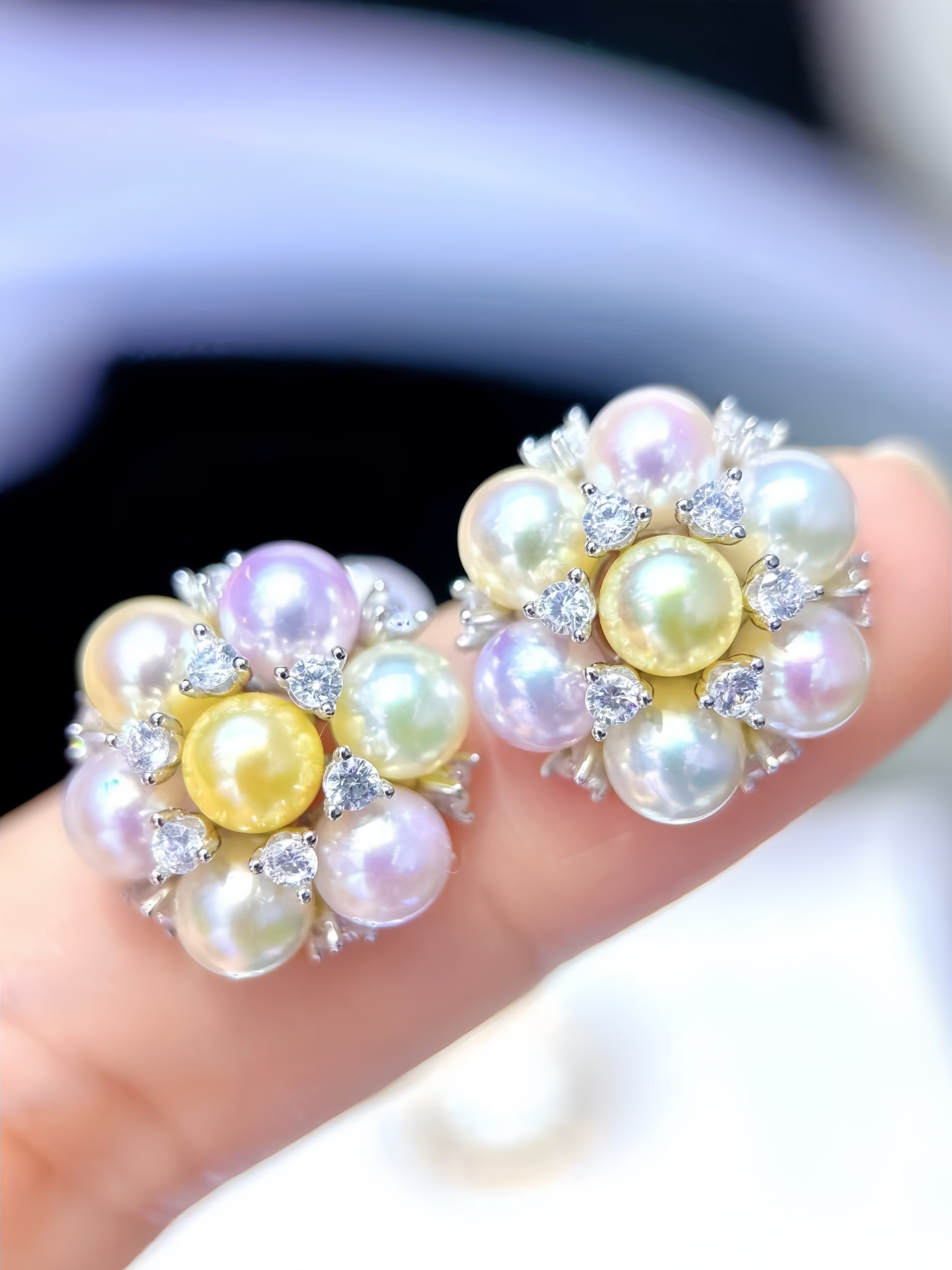 5-6mm Akoya Pearl Earrings E.02