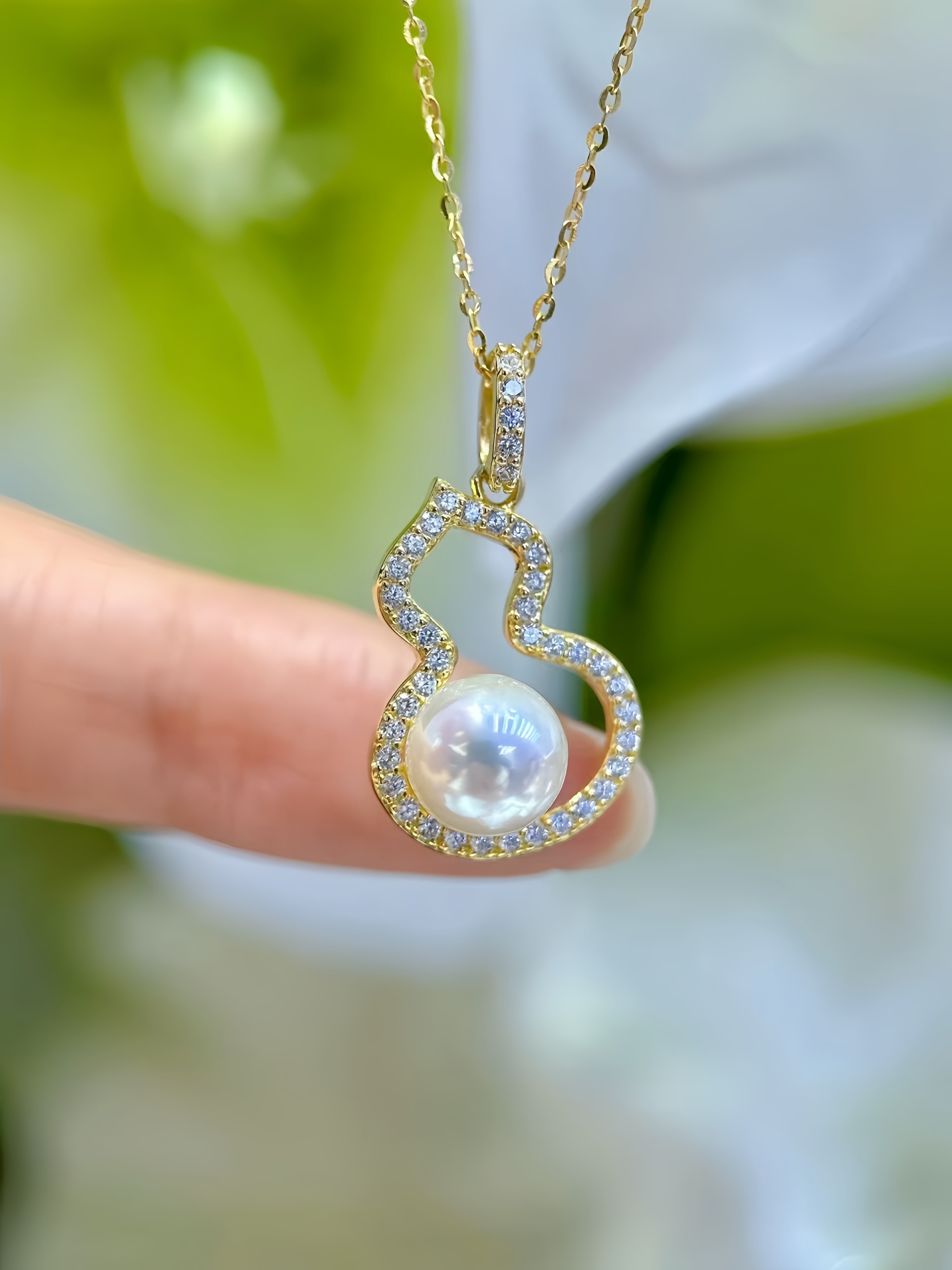 7-8mm Akoya Pearl Pendant P.01