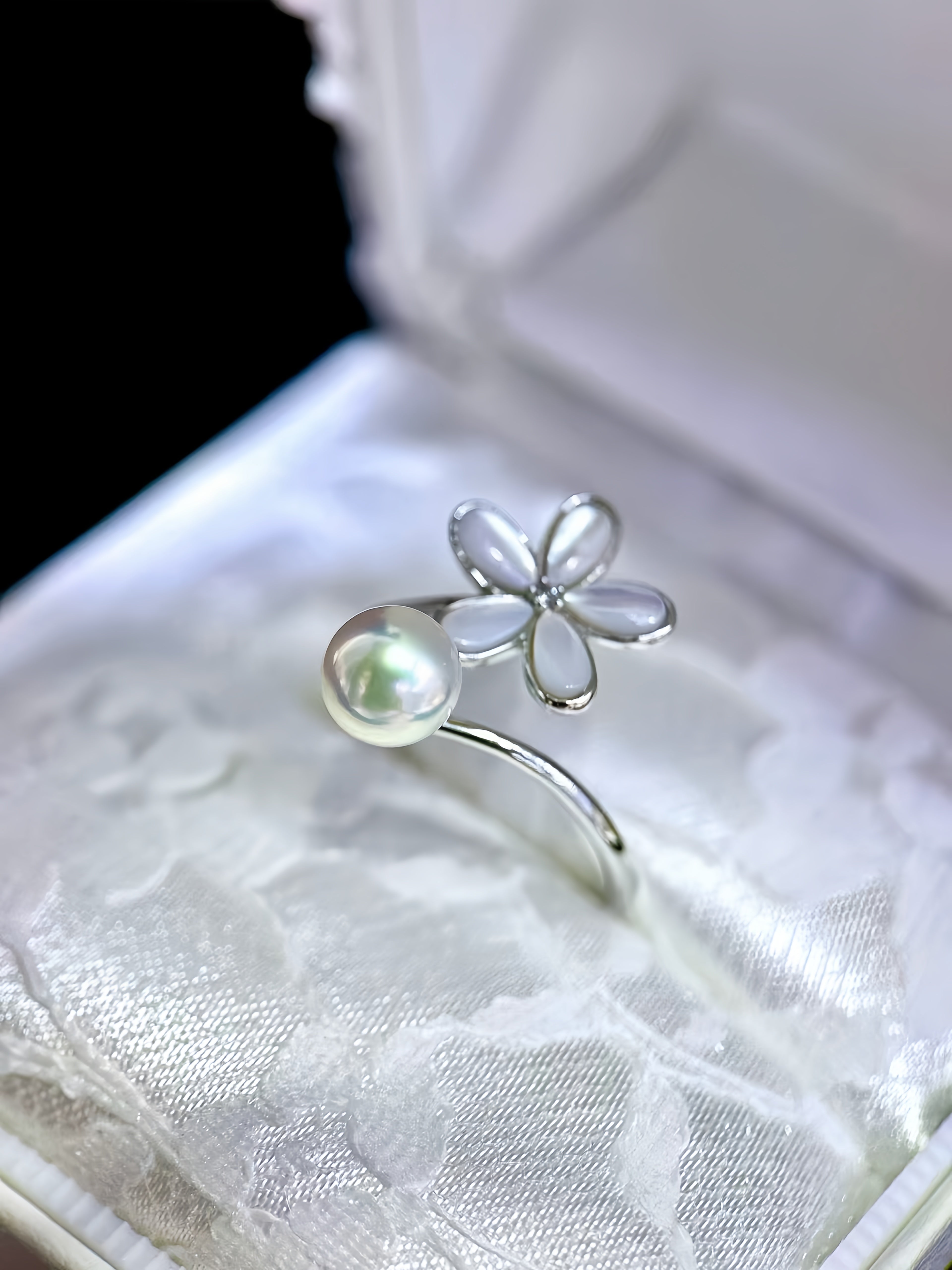 6-7mm Akoya Pearl Ring R.01