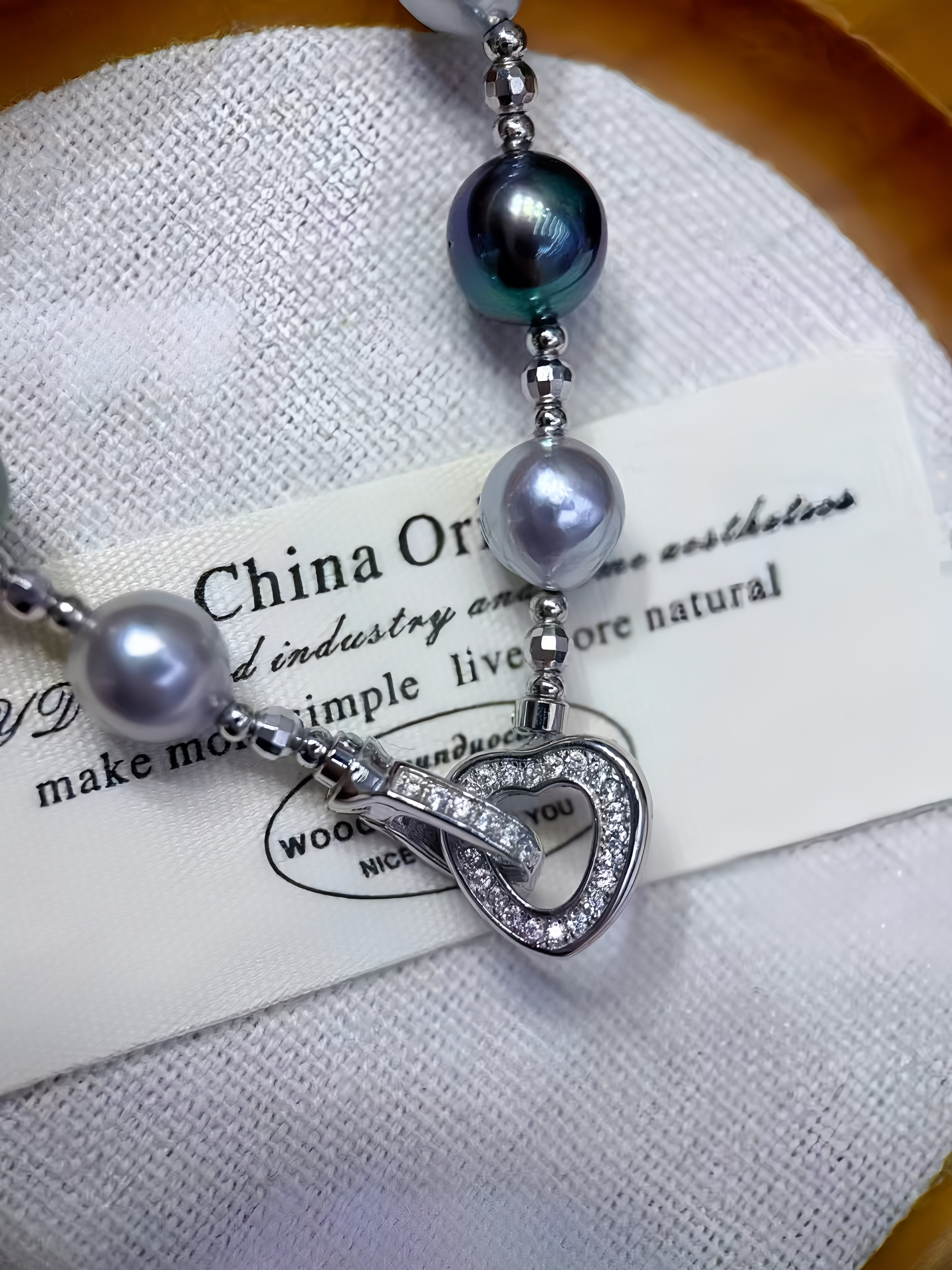 8-9mm Tahitian&Madama Pearl Bracelet B.01