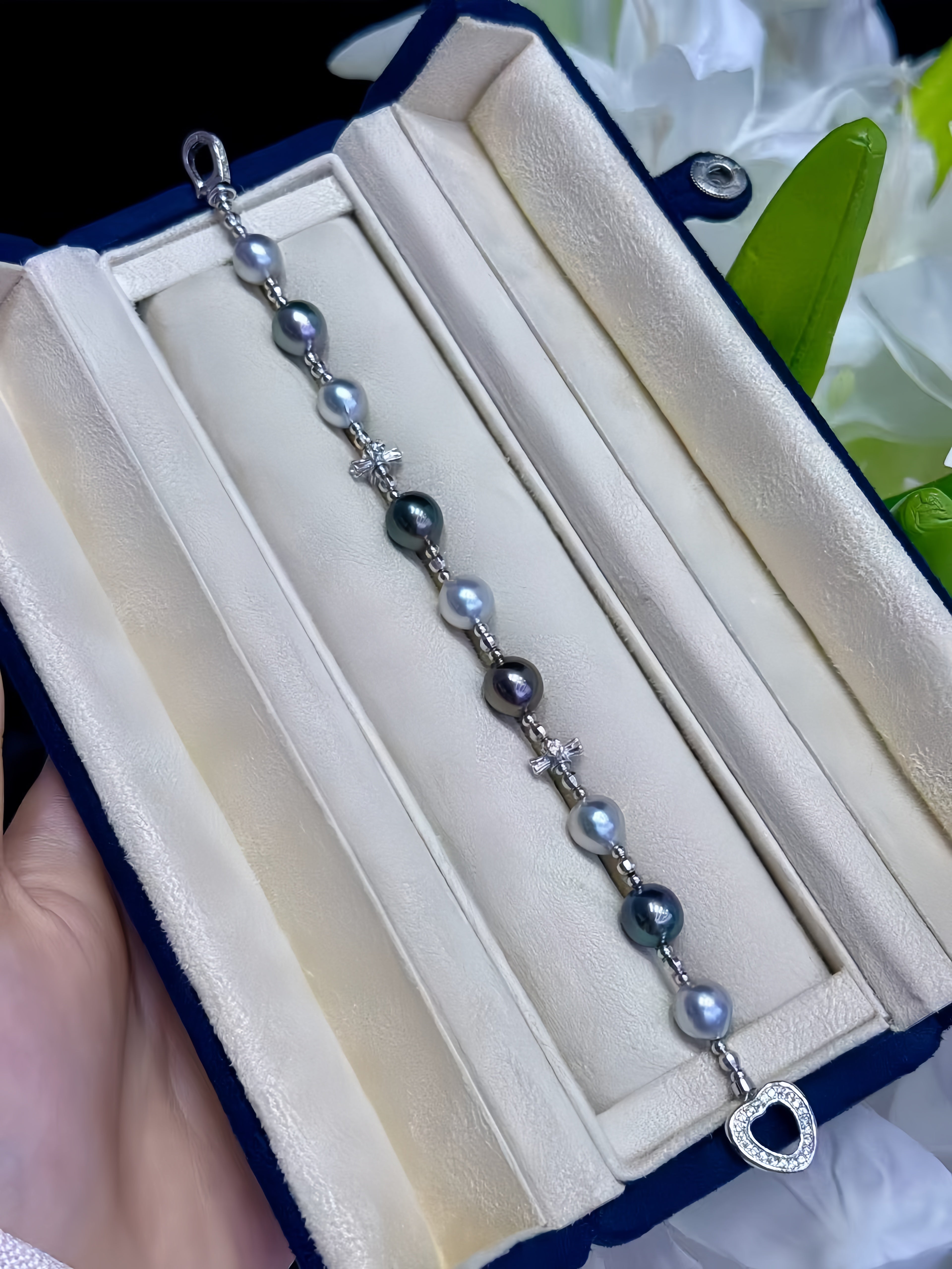 8-9mm Tahitian&Madama Pearl Bracelet B.01