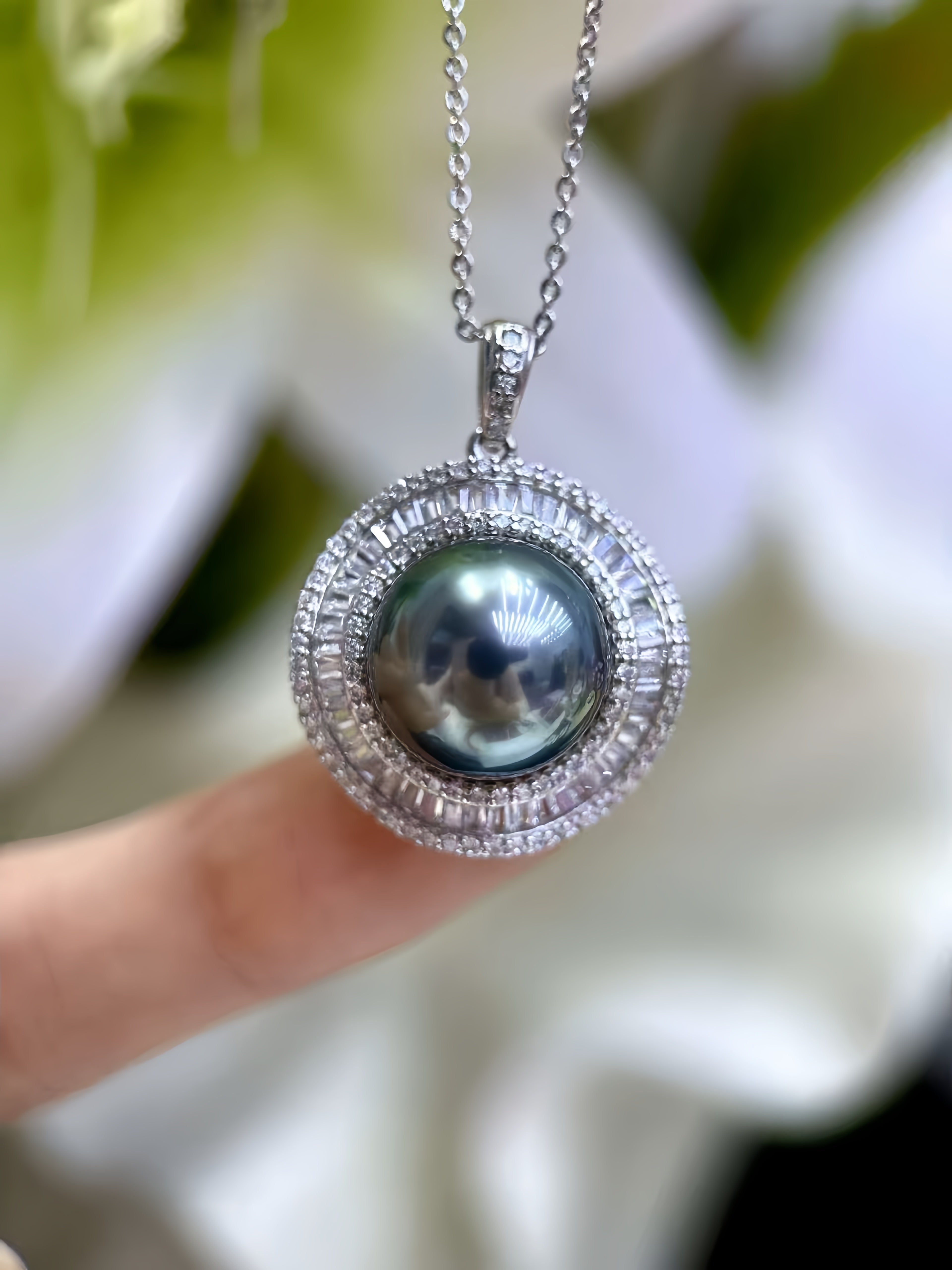 12-13mm Tahitian Pearl Pendant P.02