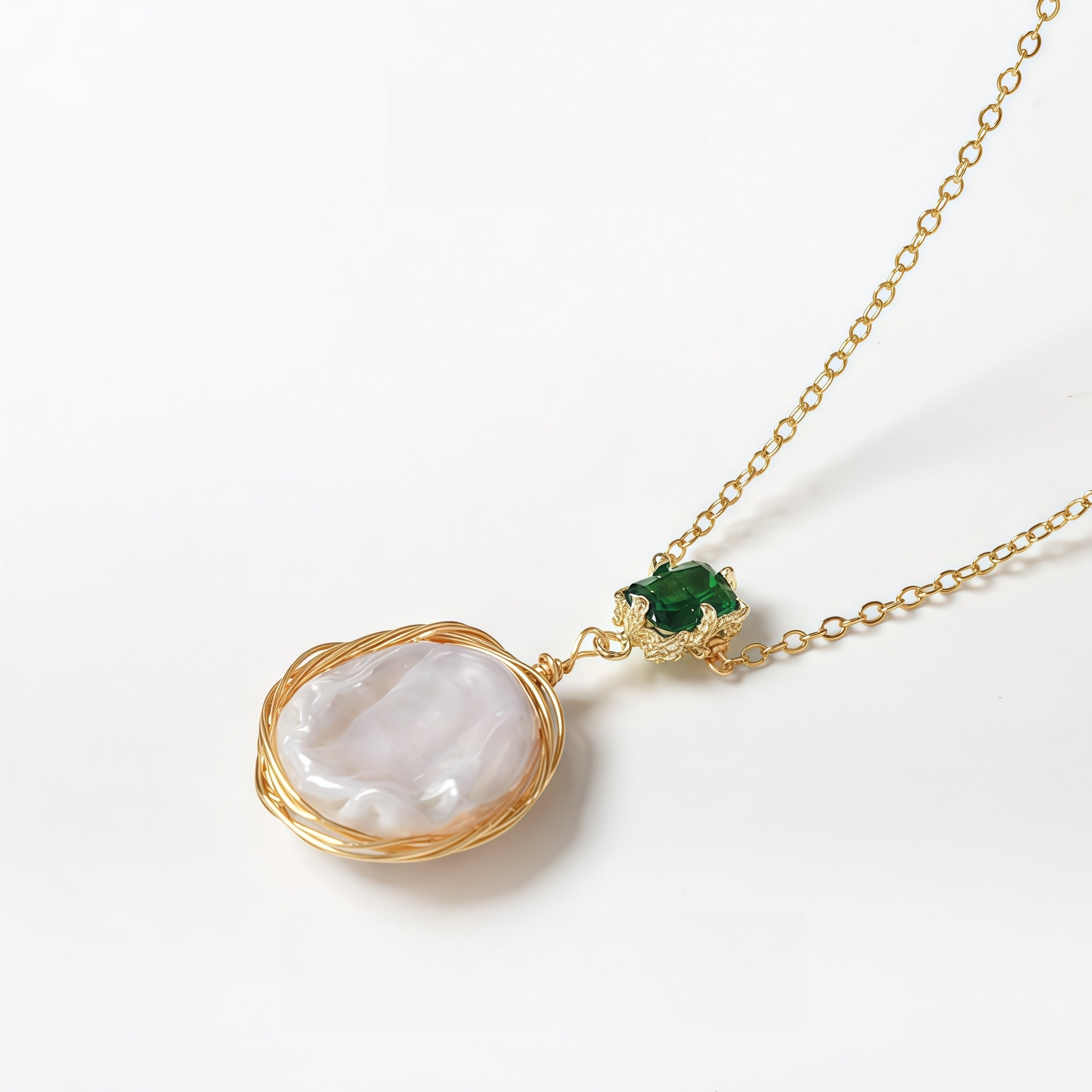 Vintage Baroque Pearl Earrings