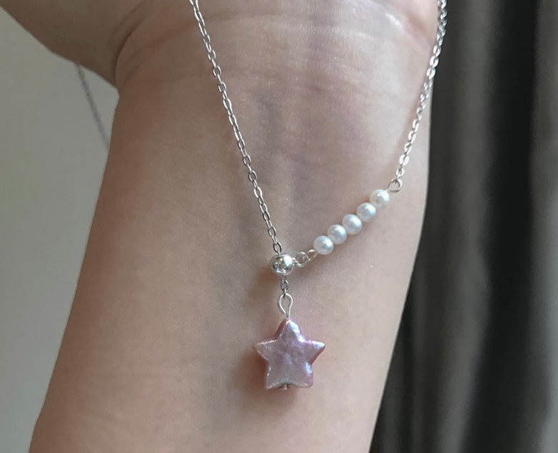 Alya's - Star Pearl Necklace