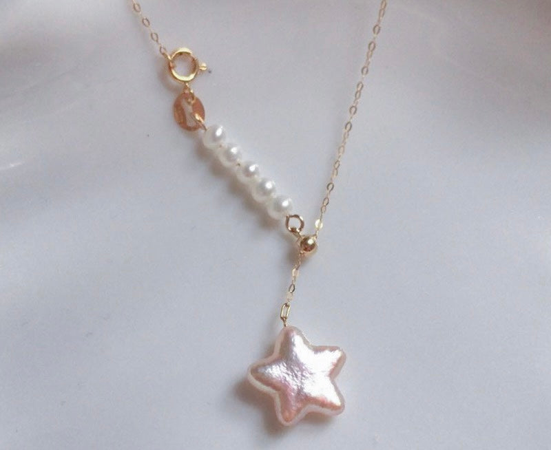 Alya's - Star Pearl Necklace