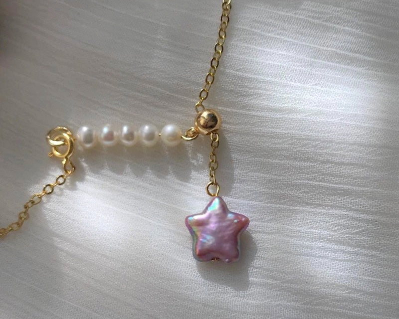 Alya's - Star Pearl Necklace