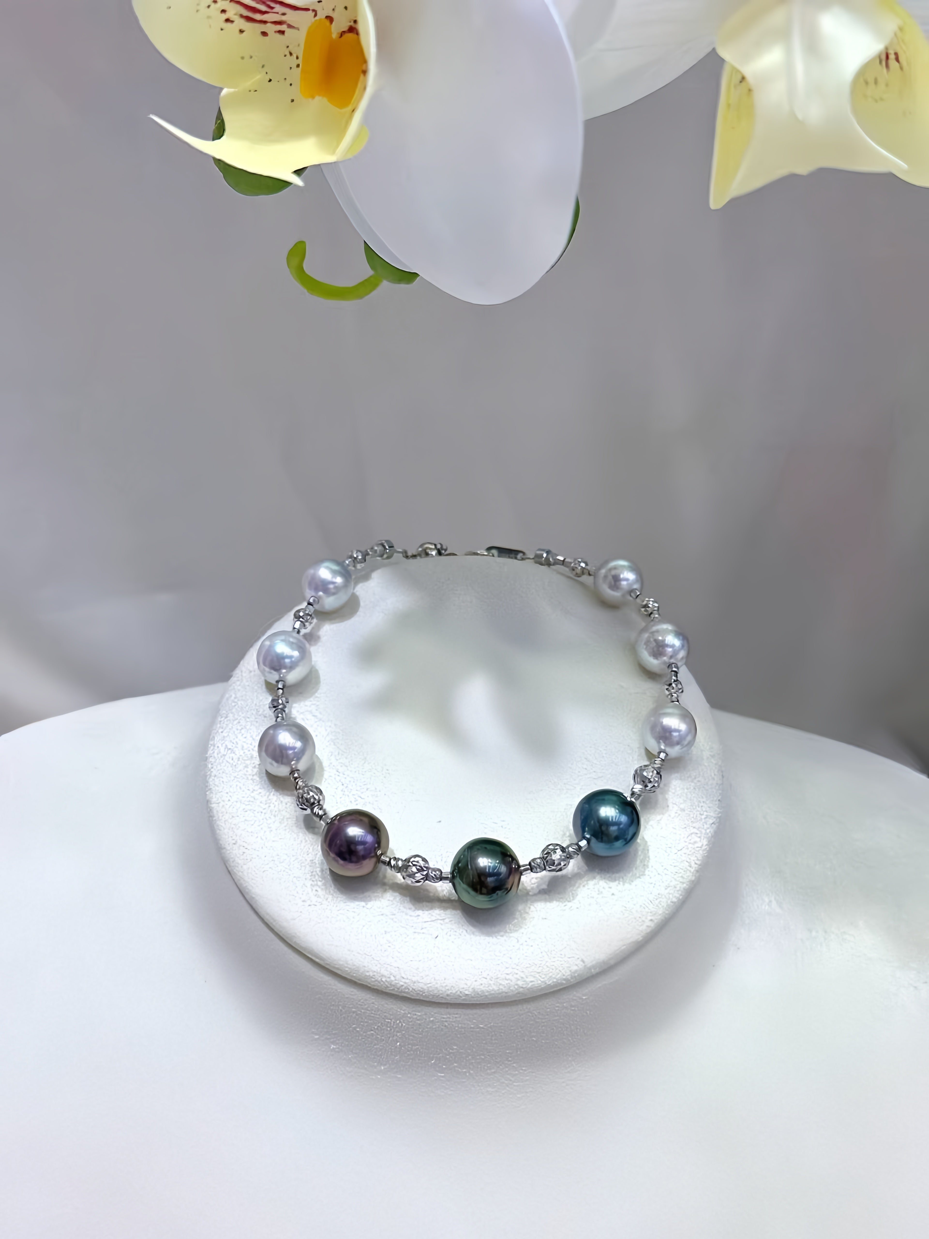 7mm&10mm Tahitian/Madama Pearl Bracelet B.01